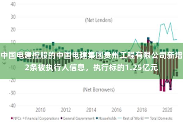 中国电建控股的中国电建集团贵州工程有限公司新增2条被执行人信息，执行标的1.25亿元