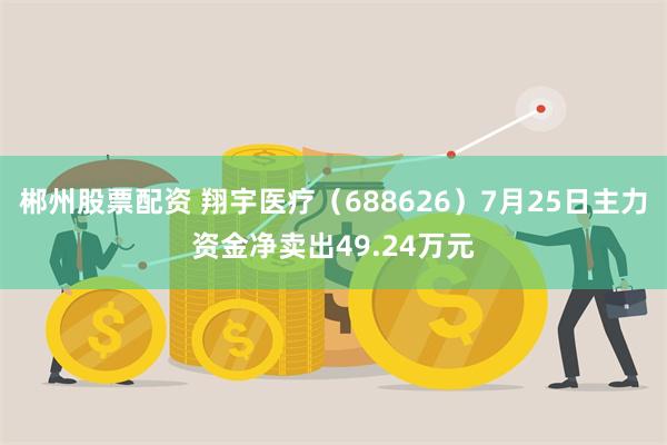 郴州股票配资 翔宇医疗（688626）7月25日主力资金净卖出49.24万元